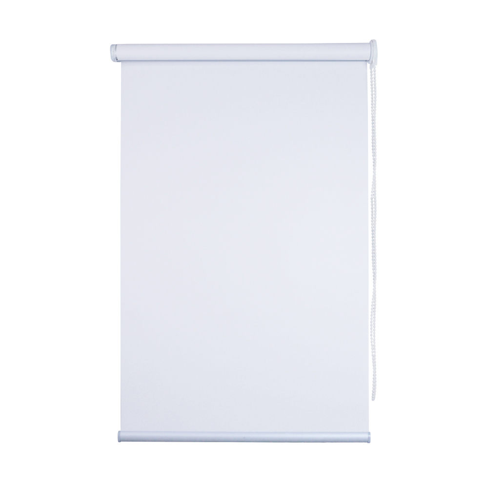 White roller blinds